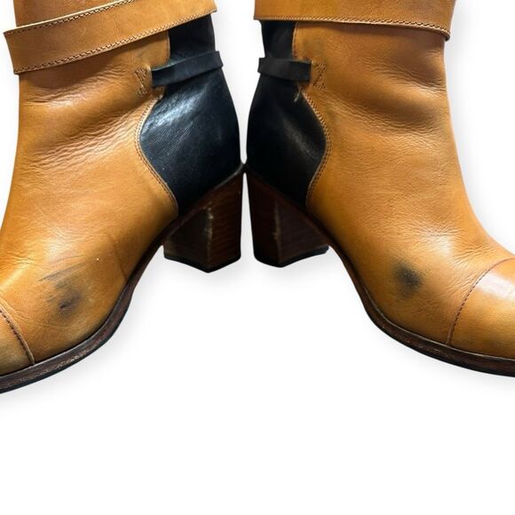 1883 BY WOLVERINE Women’s Brown and Black Leather 1000 Mile Bonny Pull-On Boots - Picture 10 of 10